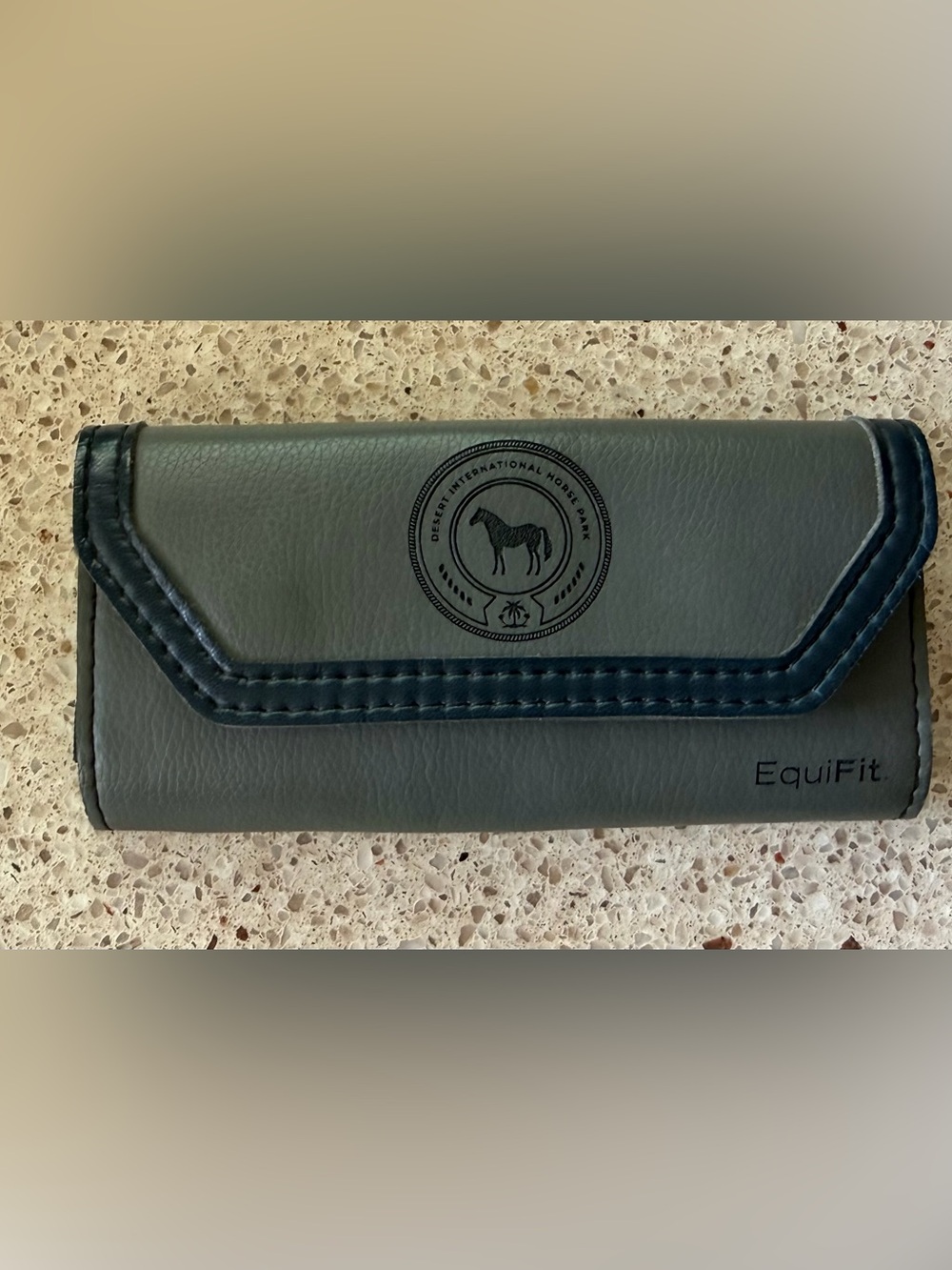 EquiFit CustomLab Belt Phone Bag Holder DIHP Desert International Horse Pk Logo